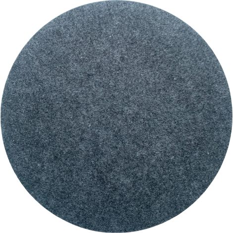 Mantel individual de fieltro circular de 33 cm - gris, decorativo, resistente al calor, Bertoni
