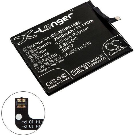 NX - Batterie téléphone, smartphone, GSM pour Redmi 3.85V 2900mAh - BN37 (1/2)