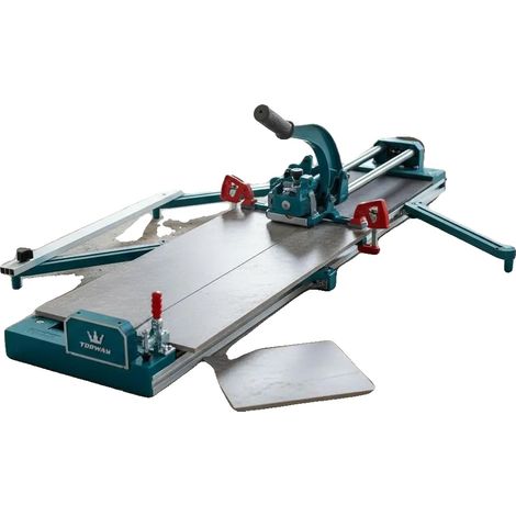 Coupe-carreaux manuel, longueur de coupe de 1200 mm, performance professionnelle, vert armée (1/2)