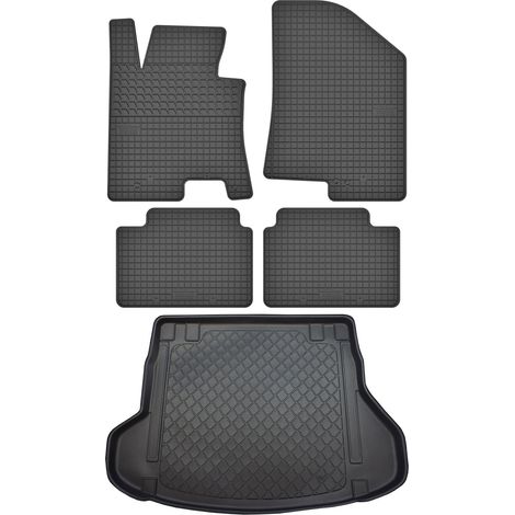 Hyundai i30 II GD CW Kombi de 07.2012 a 06.2017 SET - Alfombrillas de goma para coche + alfombrilla para maletero (1/5)