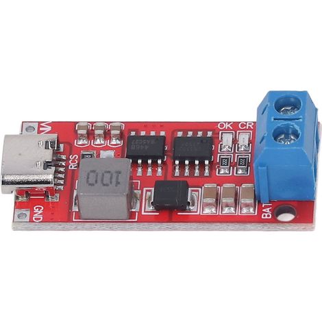 Module élévateur de tension pour batterie au lithium avec interface de type C, circuit imprimé, pour la protection, 3-6 V CC, 1 A (1/5)