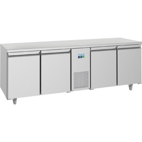 Table réfrigérée positive économe en énergie Série U 4 portes 632L - Polar