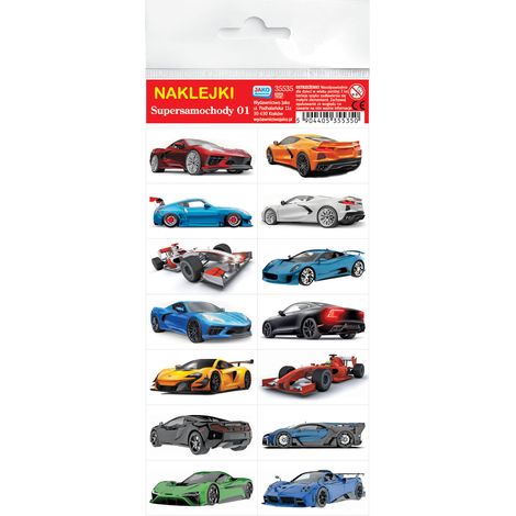 Pegatinas. Supercoches