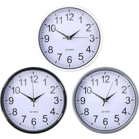 Bigbuy Horloge Murale Multicouleur 25 cm Polypropylène