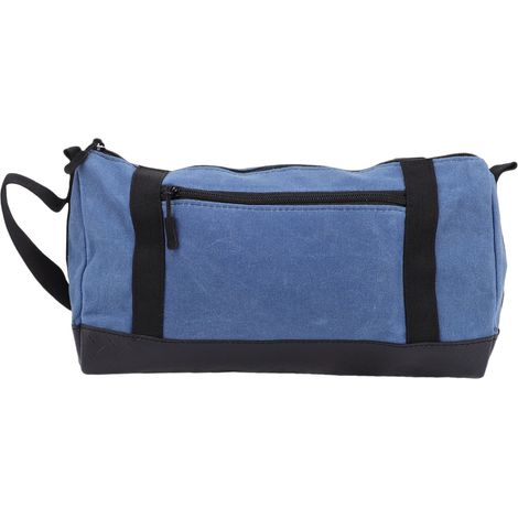 [JAMAIS UTILISÉ]Sacoche à outils en toile à large ouverture pour homme, grande capacité, petite pochette de rangement, sac fourre-tout pour clés, pinces et outils, bleu et noir (1/5)