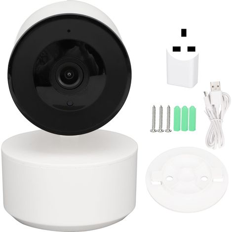 Caméra WiFi 2048P HD, détection de mouvement automatique, caméra de sécurité pour bébé, personne âgée, animal, 100-240V prise UK (1/5)
