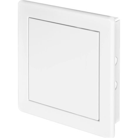 White Plastic Access Panel 150x150mm, Concealed Hinge, Removable Door, For Plumbing and Electrical Work (1/5)