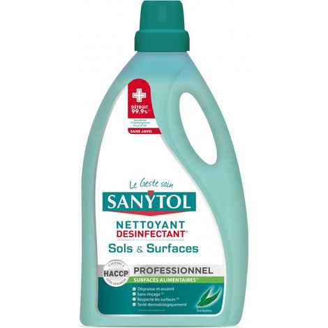 SANYTOL Desinfectante de suelos y superficies profesional 5 l SANYTOL