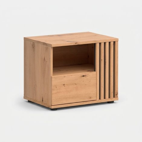 Table de chevet avec tiroir et niche ouverte Vabres DX (1/5)
