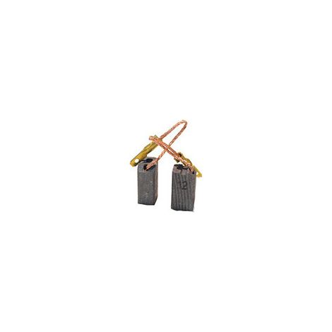 Juego de 2 carbones adaptables para Flex. Dimensiones: 6.3 x 8 x 15 mm.