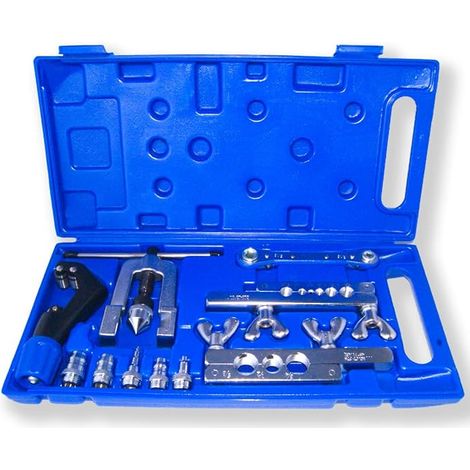 Plumbing Tool Kit - Air Conditioning and Heating Pipe Eccentric Flaring Tool - Expander, Pipe Cutter with Case (1/5)