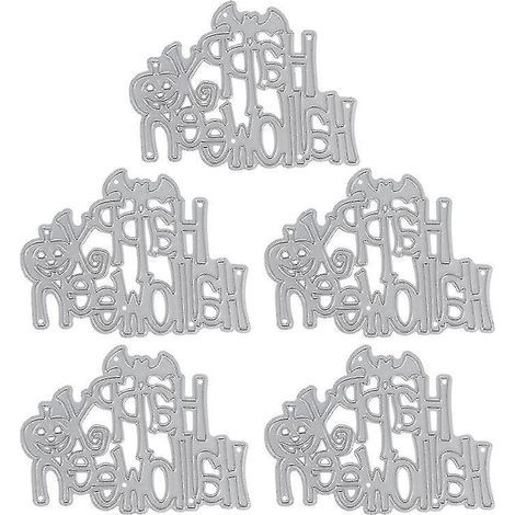 5 matrices de découpe pour décorations d'Halloween (1/3)