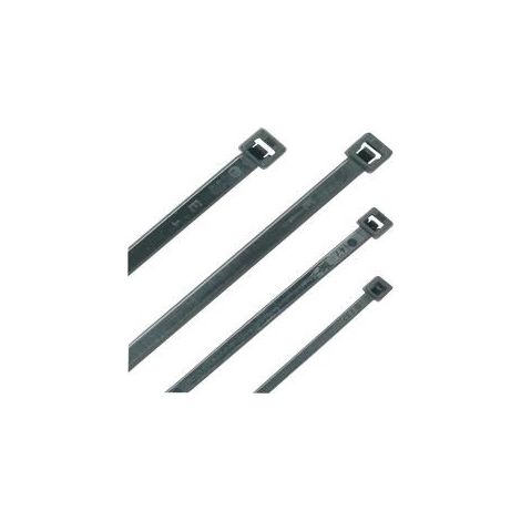 Abrazadera de cable nylon negro, 98 X 2,5