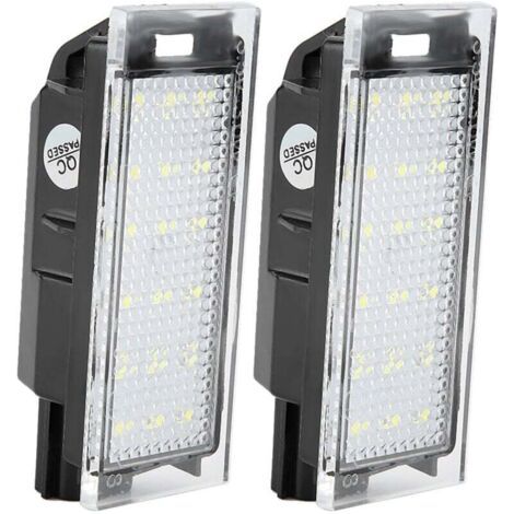 LED-Kennzeichenbeleuchtung Kennzeichenbeleuchtung 2 Stück, CanBus, fehlerfrei Für Clio/Espace/Laguna/Megane-Besitzer