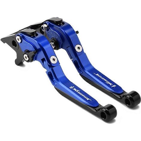 Convient pour SYM Sanyang JOYMAX F300 Nine Brothers-in-law Klaxon de frein modifié Biellette de direction Poignée pliable réglable (avec fonction de stationnement bleue) (1/5)