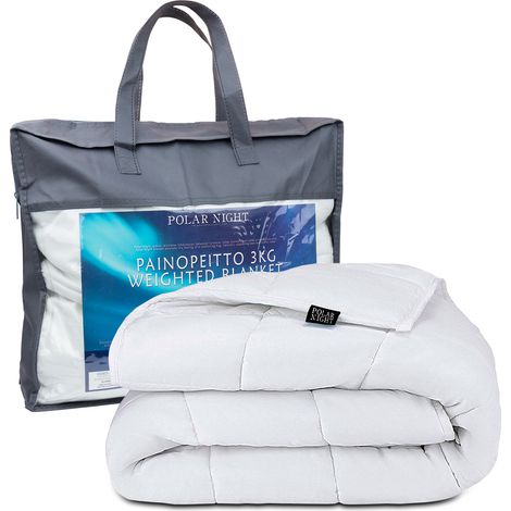 Polar Night Gewichtsdecke 5-13kg, 135x200cm, Baumwolle - 13 kg
