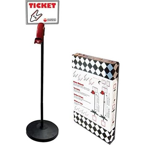 Lampadaire avec distributeur tickets et panneau