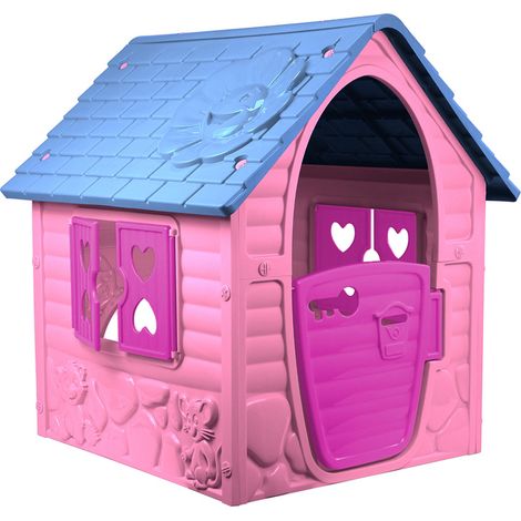 Casita de jardín infantil 456 rosa (1/4)
