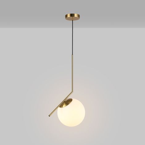 Suspension boule de cristal "HERMI 220" - E27 - Ø 22cm