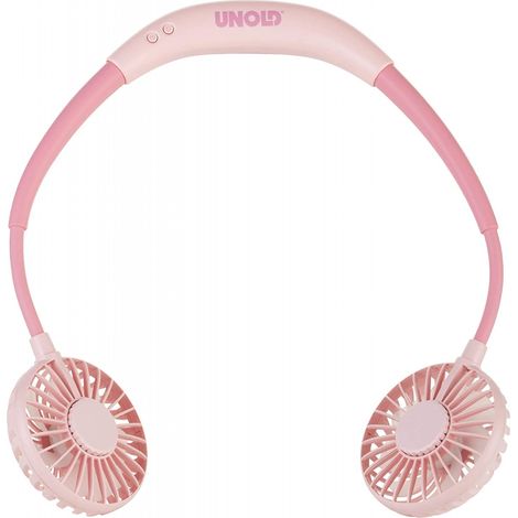 Unold Breezy, Ventilator ,rosa, Nackenventilator