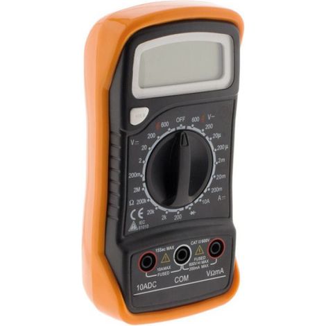 Multimètre antichoc 17 calibres 5 fonctions - Zenitech (1/5)