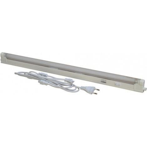 Trade Shop - 10w Tubo Neon 75cm Led Plafoniera T5 Luz Bianco Fred 6500k Cavo -