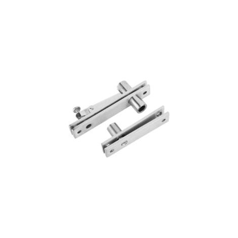 Charnière à Pivot de Porte en Acier Inoxydable Système de Quincaillerie de Meubles Robuste de Rotation de 360 ​​Degrés pour Porte de Bâtiment Domicile Bureau-Crezuo