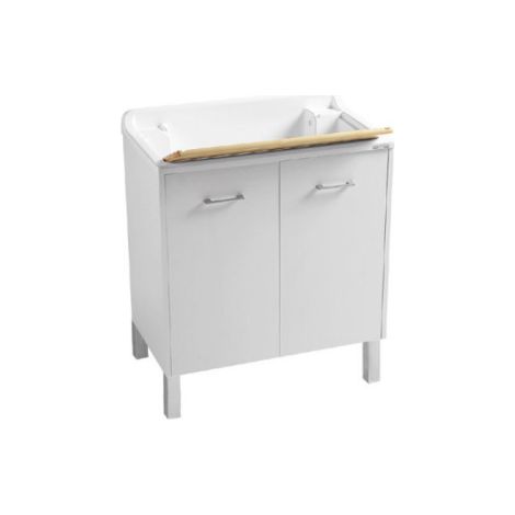 Lavapanni Domestica 80x45 completo bianco con piedini di Colavene (1/3)