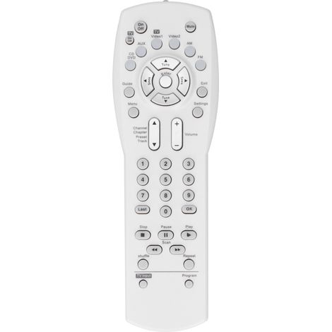 Controller für TV/DVD/VCR/AUX-Mediensystem, Audio-Video-Center für AV der Serie 3-2-1, Weiß (1/5)