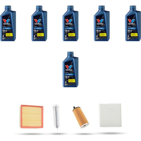 Kit tagliando 4 FILTRI e 6L OLIO compatibile con Bmw serie 1 (F20,F21) 118 d 105kw dal 2011 (1/5)