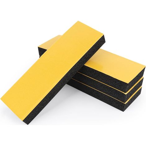 Mousse Protection Garage - 30 x 10 x 3 cm - Autocollante EVA Antichoc - Pour Murs et Portières de Voiture - 4 Pièces
