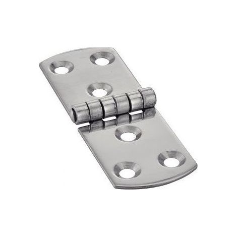 Charnière Type E 6 trous Inox A2 85X30 - 20 pièces (1/2)