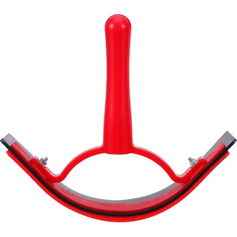 Grattoir à Sueur pour Chevaux en Plastique Antidérapant Rouge, Outil de Toilettage Léger Lame Large, Accessoire Essentiel pour Nettoyage D’écuries et Élimination D’eau, Usage (1/5)