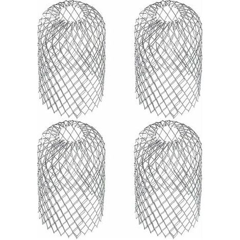 Repuestos Protectores de canalones para canalones Filtros para canalones Malla para canalones Tope de hojas de malla Colador de canalones Protector de hojas Cubierta de canalón Acero inoxidable 6,69 X (1/5)