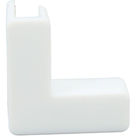 20 Protections d'angle en L pour meubles, sécurité enfant, coins de table renforcés, blanc - lot de 20 pièces (1/5)