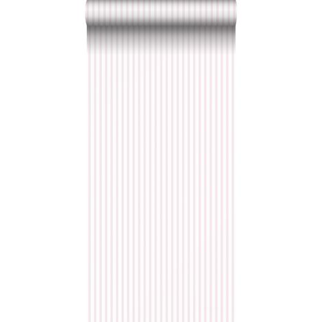 papier peint à rayures rose clair et blanc - Sanders & Sanders (1/5)