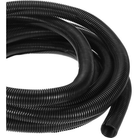 Gaine de protection des câbles flexible pour bureau, maison, jardin - 8 m - 38 mm - Noir (1/5)