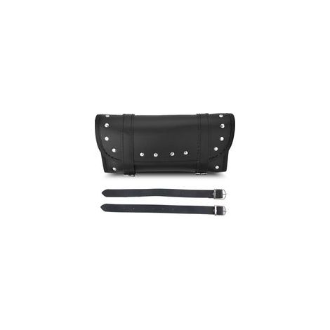Bolsa de herramientas ajustable para motocicleta en poliéster de alta resistencia – color negro, compatible con todos los modelos, fijación segura y compacta.