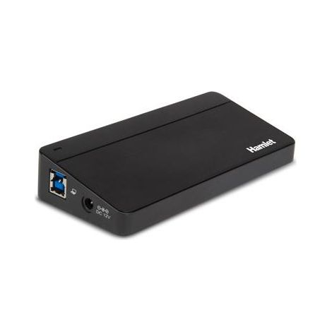 Hamlet XHUB70036 hub de interfaz USB 3.2 Gen 1 (3.1 Gen 1) Type-B 5000 Mbit/s Negro (1/5)