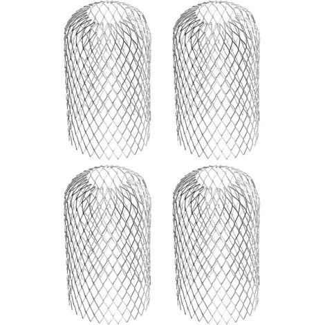 Filtre de gouttière en aluminium flexible, diamètre 8 cm, filtre de protection des feuilles en maille, couvercle de gouttière pour protéger les gouttières des feuilles de toit