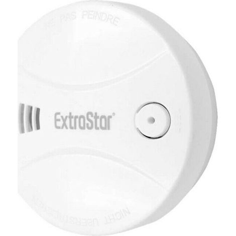 Rilevatore di fumo fotoelettrico a batteria 9V per cucina ambienti interni ABS