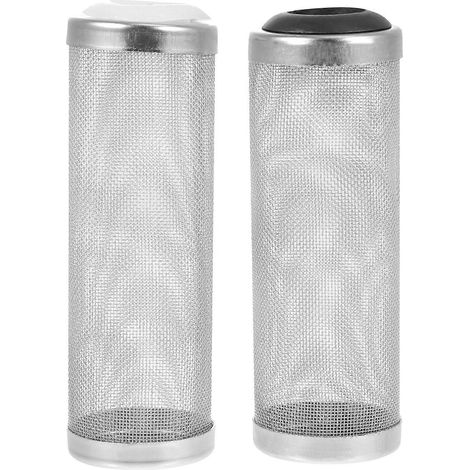 2 pièces Boîtier d'entrée d'eau pour aquarium Couvercle de filtre en maille avec crépine (1/5)
