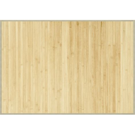 Tapis de sol,Tapis rectangulaire naturel clair 70x100 cm bambou CFW680787 (1/5)