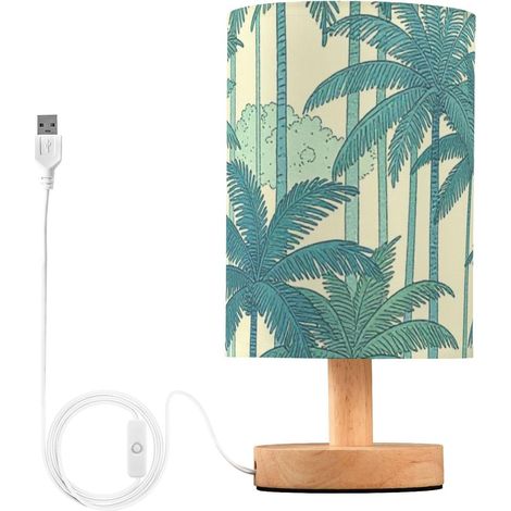 Yuiboo Lampe de chevet LED table Lumière douce Palmier Forêts (1/5)
