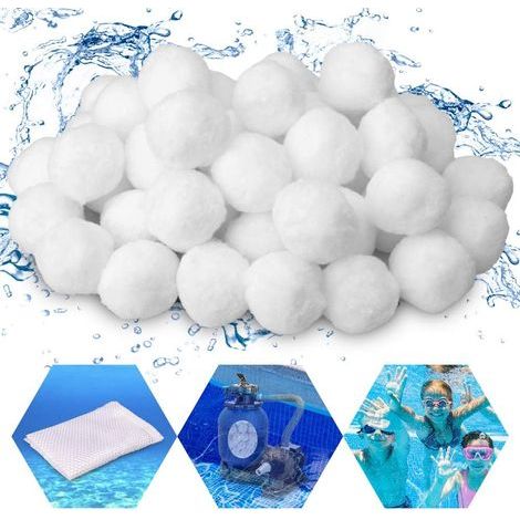 Filterkugel – 700 g – Polyethylen – Für Schwimmbadpumpen – Ersetzt Sand und Glas – Quarzkugelfilter – 1 Stück (1/5)