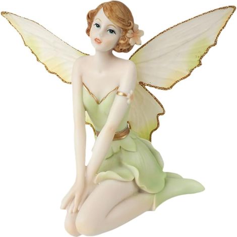 1pièce Figurine Vintage Résine De Fille Ange Décoration Artisanale pour Bureau Et Maison De Noël Et Anniversaire (1/5)
