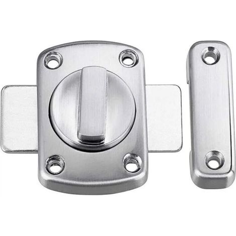 Verrou rotatif à six pênes pour portes et fenêtres, argent et blanc (1/4)