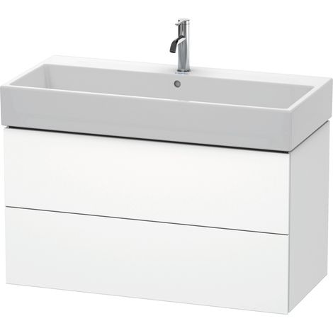 Duravit L-Cube bâti-support lavabo suspendu, 2 tiroirs,