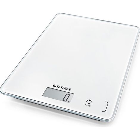 Báscula cocina Soehnle Compact 300 blanca 20x15 cm
