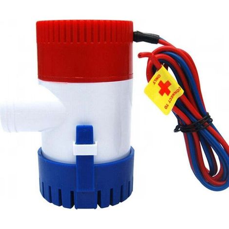 Pompe de cale 1100GPH DC 24V pompe à eau électrique pour hydravion Submersible Aquario maisons à moteur péniche bateaux,8 (1/5)